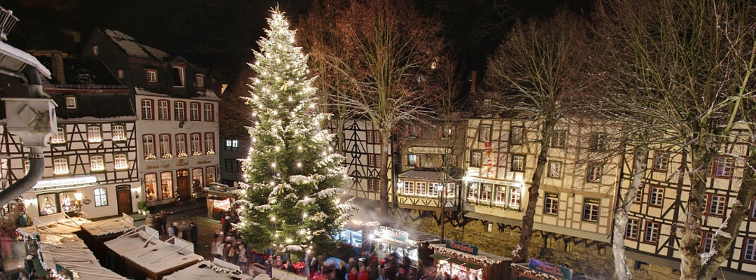 Weihnachtsmarkt Monschau - Ein märchenhafter Weihnachtsmarkt (Eifel)